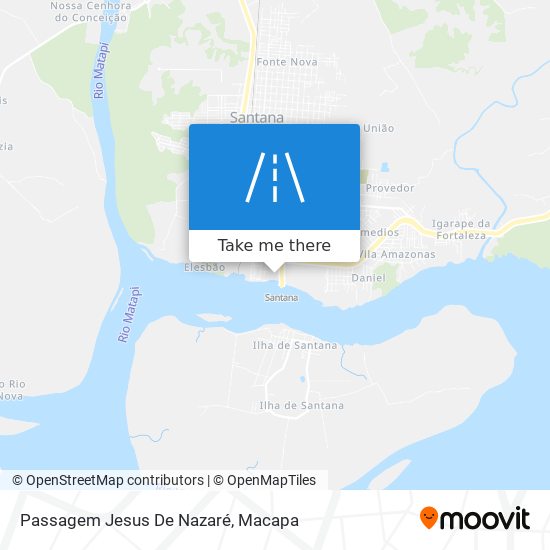 Mapa Passagem Jesus De Nazaré