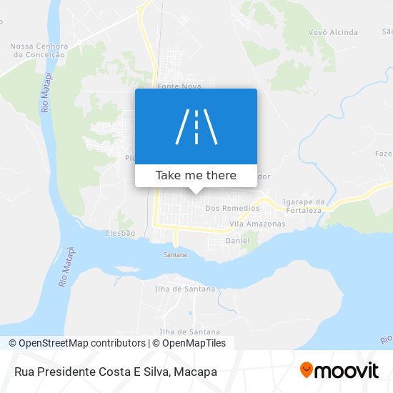 Mapa Rua Presidente Costa E Silva