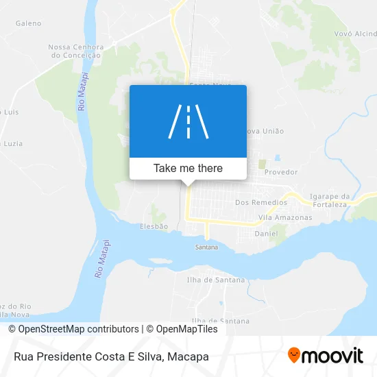 Rua Presidente Costa E Silva map