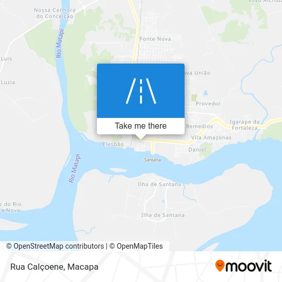 Rua Calçoene map