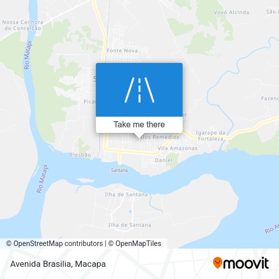 Mapa Avenida Brasilia