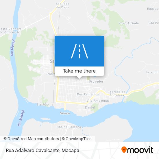 Mapa Rua Adalvaro Cavalcante