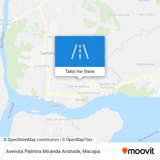 Mapa Avenida Palmira Miranda Andrade