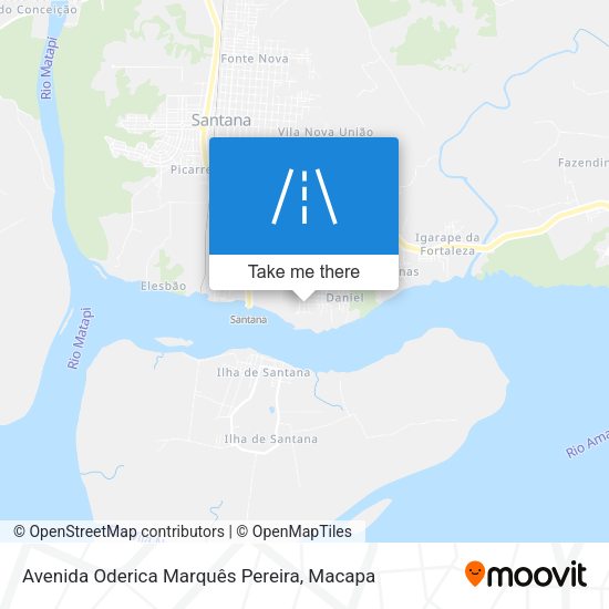 Avenida Oderica Marquês Pereira map