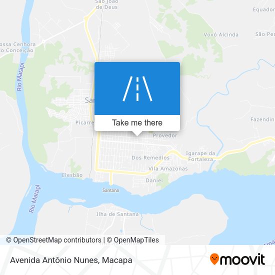 Avenida Antônio Nunes map