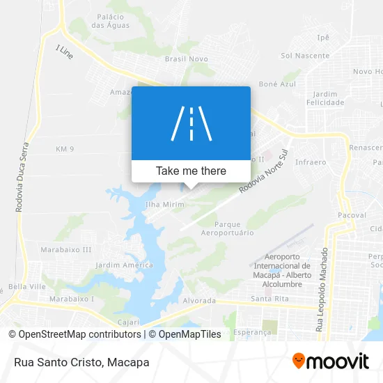 Rua Santo Cristo map