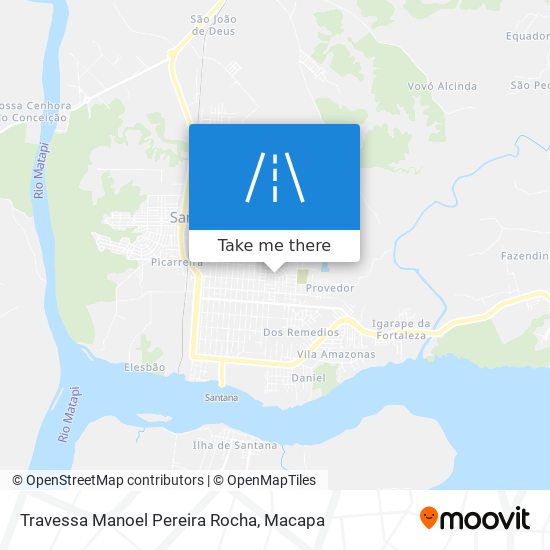 Mapa Travessa Manoel Pereira Rocha