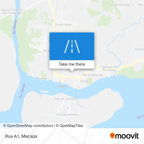 Rua A1 map