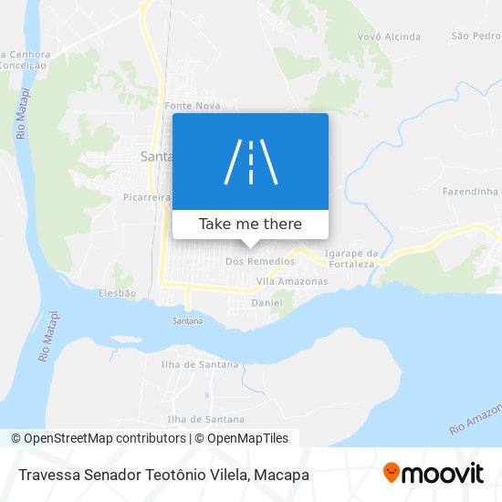 Mapa Travessa Senador Teotônio Vilela