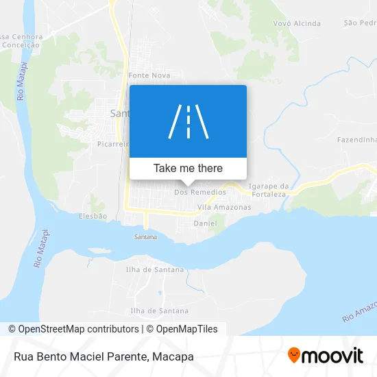 Rua Bento Maciel Parente map