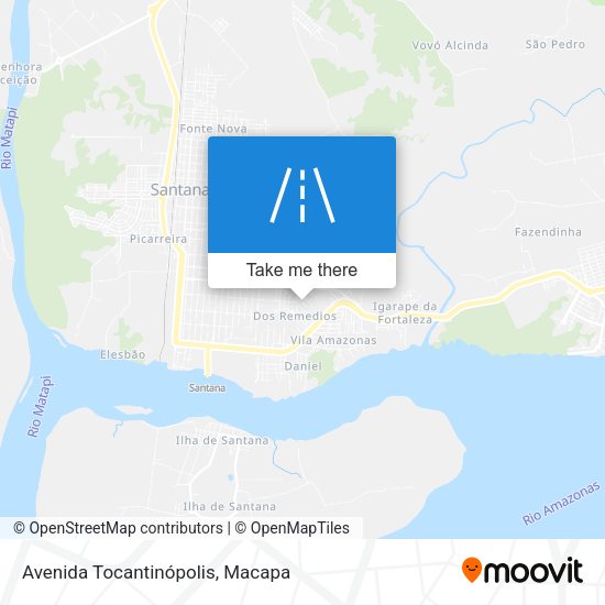 Avenida Tocantinópolis map