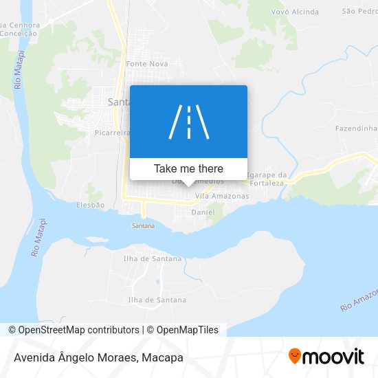 Avenida Ângelo Moraes map