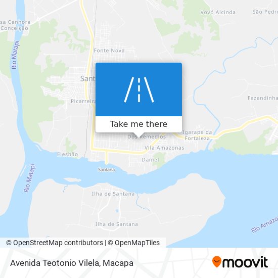 Mapa Avenida Teotonio Vilela