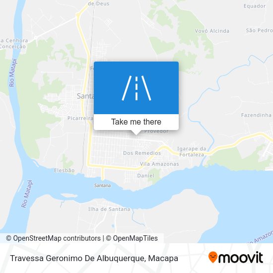 Mapa Travessa Geronimo De Albuquerque