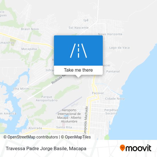 Mapa Travessa Padre Jorge Basile