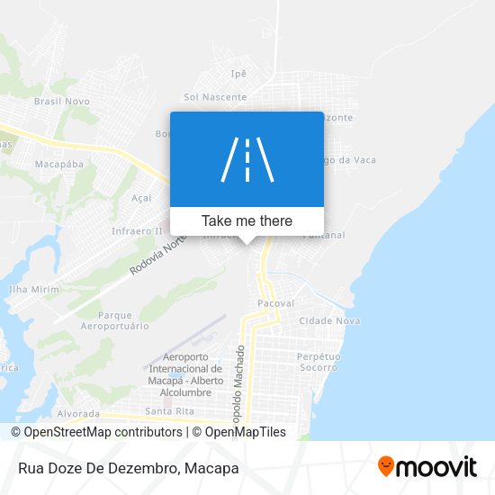 Mapa Rua Doze De Dezembro