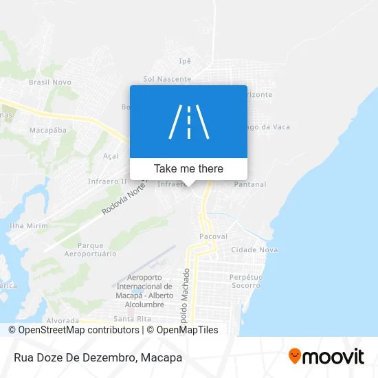 Rua Doze De Dezembro map