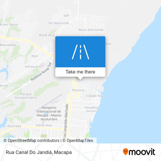 Rua Canal Do Jandiá map