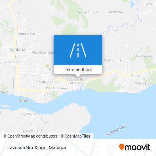 Travessa Rio Xingú map