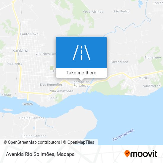 Avenida Rio Solimões map