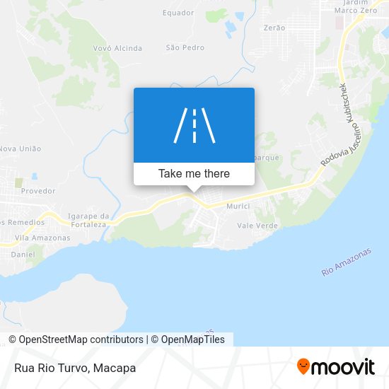 Mapa Rua Rio Turvo