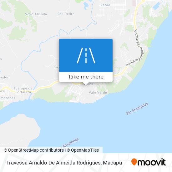 Mapa Travessa Arnaldo De Almeida Rodrigues