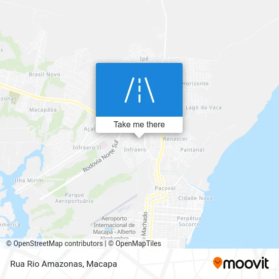 Rua Rio Amazonas map