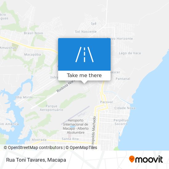 Mapa Rua Toni Tavares