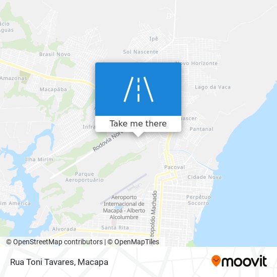 Rua Toni Tavares map