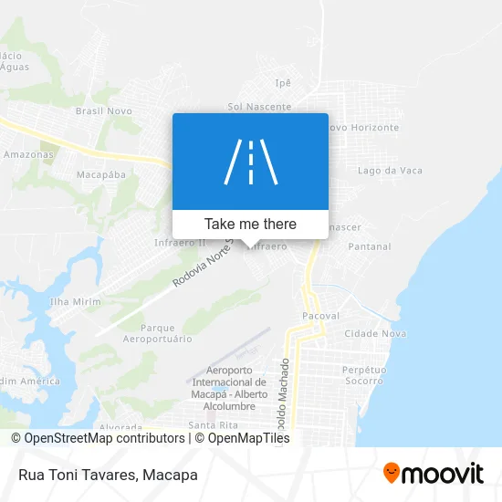 Rua Toni Tavares map