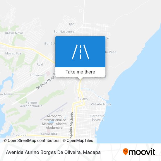 Avenida Aurino Borges De Oliveira map