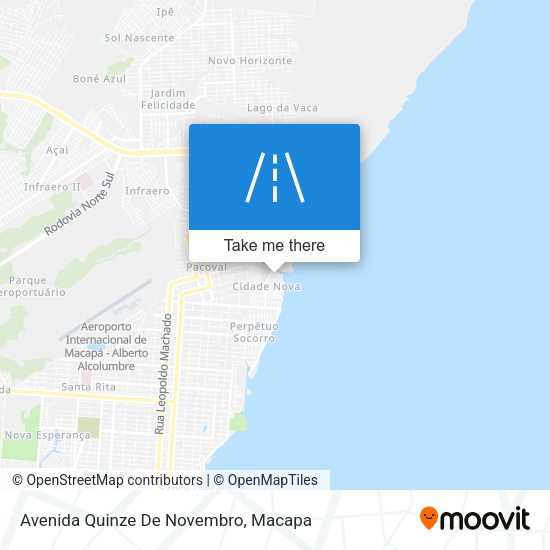 Mapa Avenida Quinze De Novembro