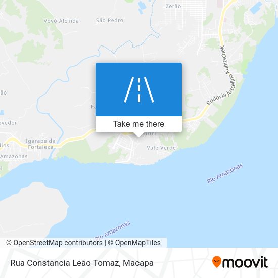 Mapa Rua Constancia Leão Tomaz