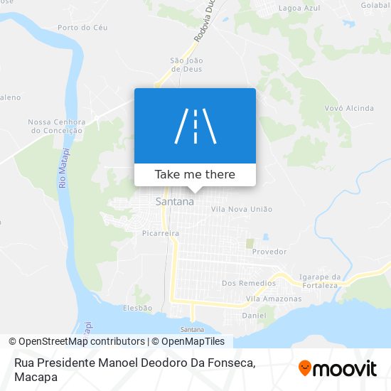 Mapa Rua Presidente Manoel Deodoro Da Fonseca