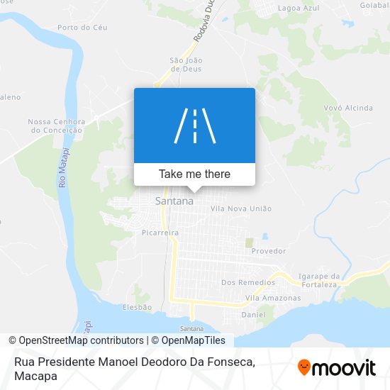 Rua Presidente Manoel Deodoro Da Fonseca map