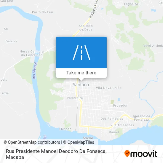 Rua Presidente Manoel Deodoro Da Fonseca map