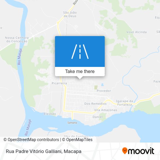 Rua Padre Vitório Galliani map