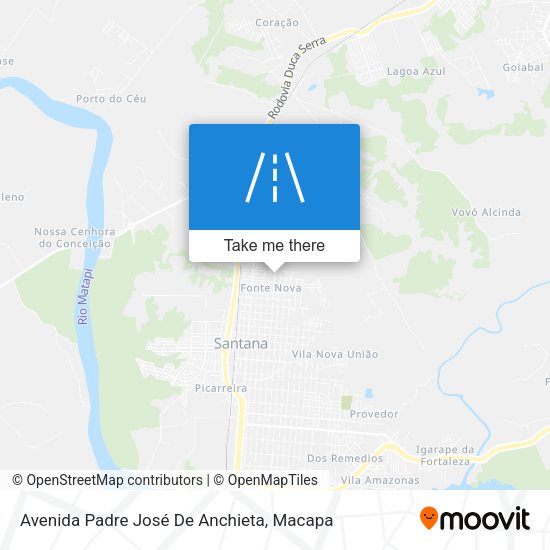 Avenida Padre José De Anchieta map