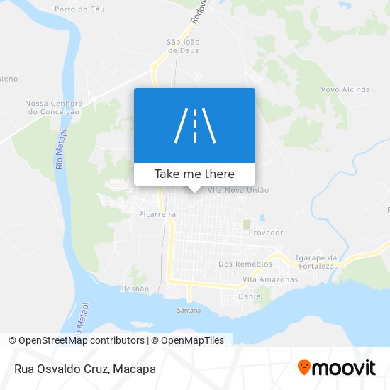 Mapa Rua Osvaldo Cruz