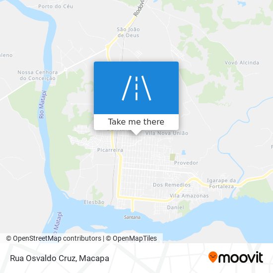 Rua Osvaldo Cruz map