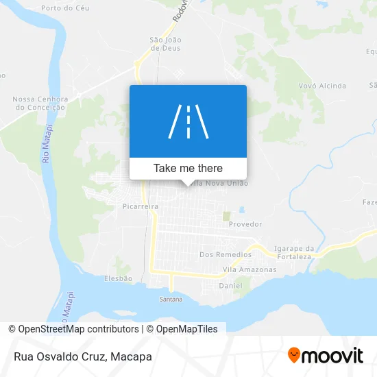 Rua Osvaldo Cruz map