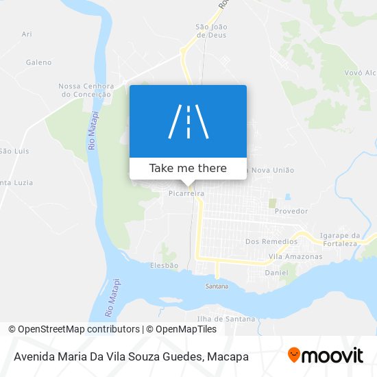 Mapa Avenida Maria Da Vila Souza Guedes