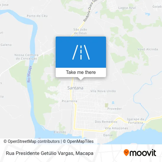 Rua Presidente Getúlio Vargas map