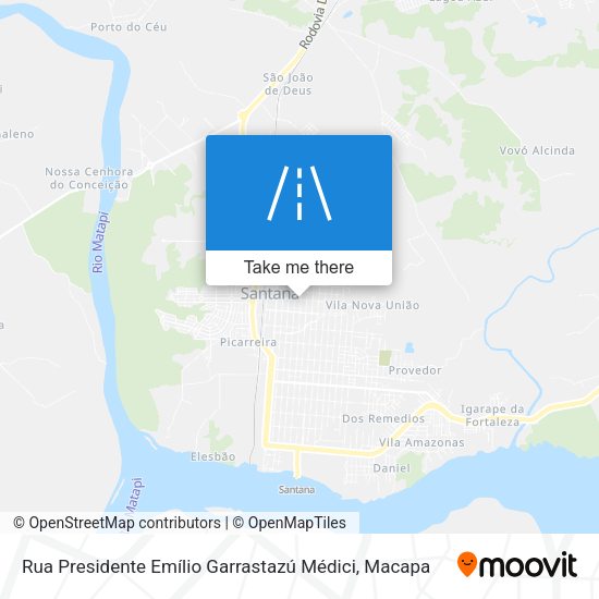 Mapa Rua Presidente Emílio Garrastazú Médici