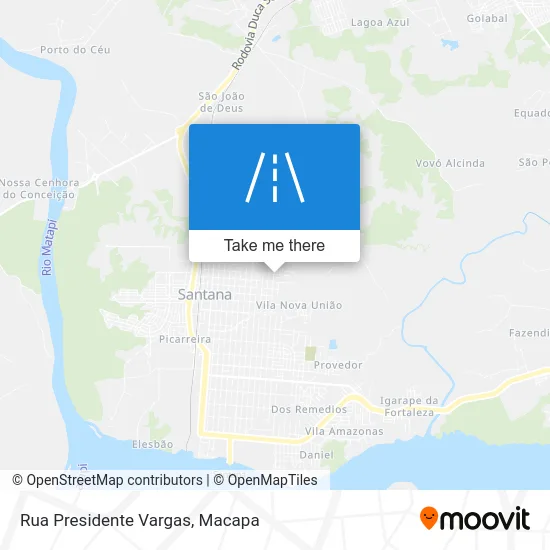 Rua Presidente Vargas map