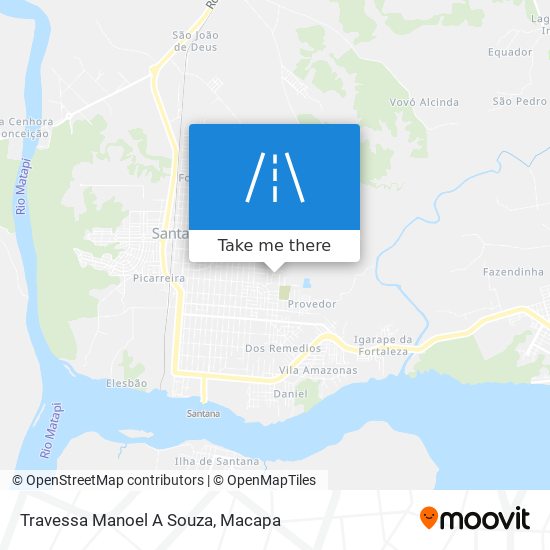 Mapa Travessa Manoel A Souza