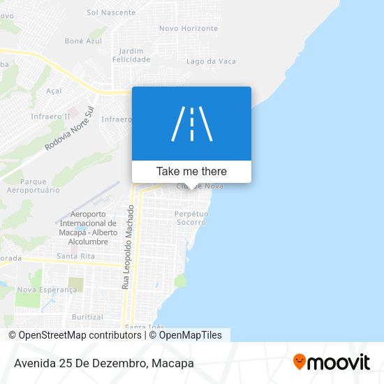 Mapa Avenida 25 De Dezembro