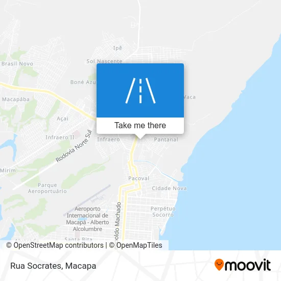 Rua Socrates map
