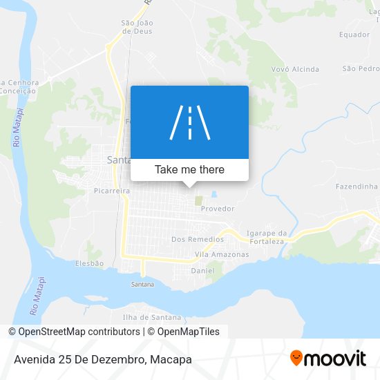 Mapa Avenida 25 De Dezembro