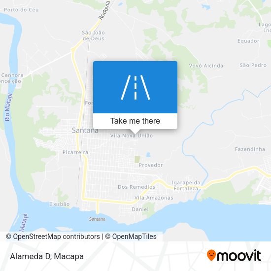 Alameda D map